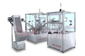 Prefill Syringes Needle System Injection Packing Equipment High Precision Pharmaceutical Sticker Labeling with Lamp Inspection