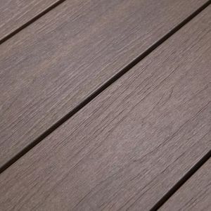 Eco-Friendly Easy Installation Woodgrain Surface Outdoor Flooring WPC Composite Decking Board