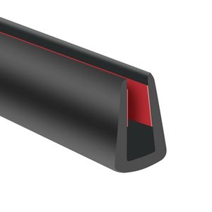 Self Adhesive Extrusion U Channel EPDM Rubber Seal Strip for Sheet Metal Edge Protector