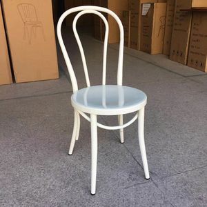 Elegant White Antique Thonet Navy Chairs for Weddings