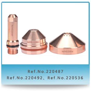 220492 Nozzle for Hsd130 Plasma Cutter Consumable 220536 Shield 220487 Electrode