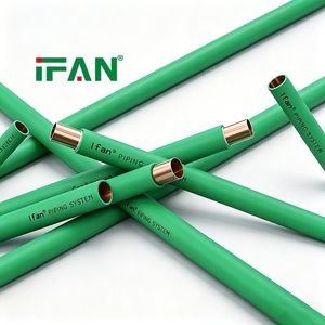 Ifan Customized PPR Water Pipe Plumbing Materials PPR Brass Plastic Pipe Brass PPR Pipe