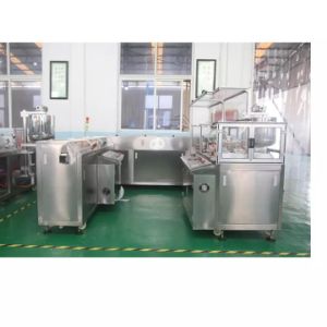Automatic Middle Speed Vagina Suppository Filling Sealing Counting Machine Production Line