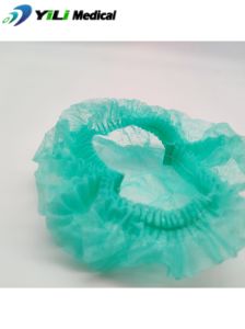 Disposable Medical Non Woven Surgical Head Cover Bouffant Cap Nurse Cap Doctor Cap