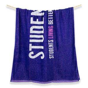 Personalized Bath Towel with Jacquard Woven Logo Cotton Terry Custom Towels