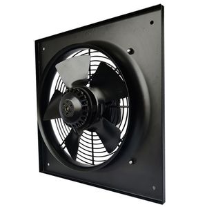 High Performance 200mm Square External Rotor Axial Fan for Factory and Farm Ventilation with Energy Efficient Operation