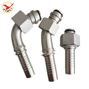 Manufacturer High Pressure Crimp Jic/Bsp/BSPT/NPT/Metric/Orfs/SAE 45 Deg Hydraulic Hose DIN 3865 Banjo Fittings