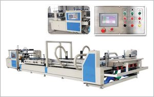 Automatic Folder Gluer of Corrugated Carton Box Making Machine