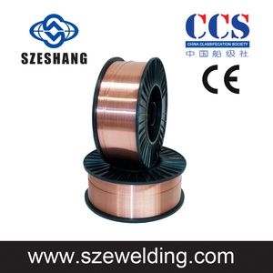 High Productivity Er70s-6, CO2 Gas Shielded MIG Welding Wire D270 Metal Spool/Plastic Spool