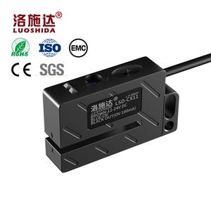 Luoshida Lsd-Cx11 High Speed Label Sensor, NPN/PNP No Nc Adjustable Label Detector, Transparent Opaque Label Photoelectric Switch