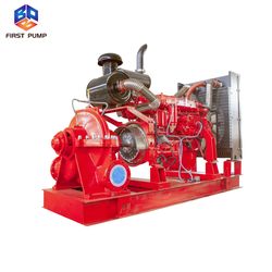UL Nfpa20 Approved Fire Fighting System Diesel Engine Driven Centrifugal End Suction Fire Pump, Nfpa Listed Fire Fighting Water Pump, Diesel Fire Pump