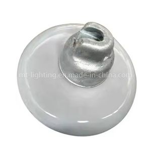 White Brown Porcelain Material Ceramic Disc Ceramic Insulator