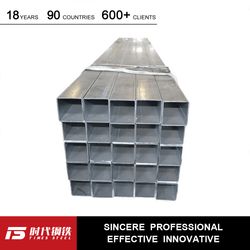 Dx51d+Z275 Gi Pipe Hot Dipped Galvanized/Zn-Al-Mg Square Tube/ Rectangular Tube for Building Materials