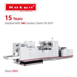 Kfc Food Paper Bag Making Machine with V Bottom