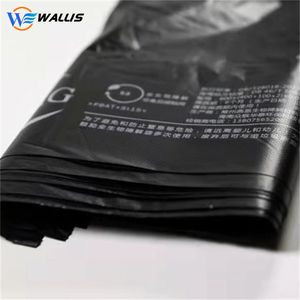 Custom Logo Black 100% PLA Eco Friendly Plastic Bag