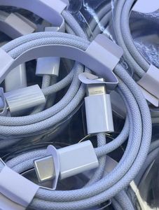 Wholesale 60W USB-C Nylon Braid Phone Accessories Charger Fast Charging Phone Cable Cord Data Type-C Cable with Packaging