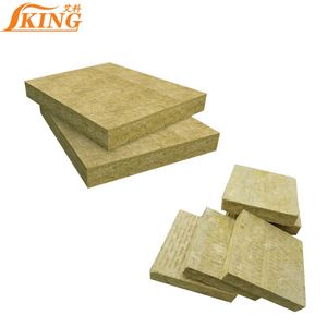 Isoking 100kg M3 Density Mineral Wool Slabs Thermal Fireproof Acoustic Rock Wool Board for Wall Roof and Industrial Insulation