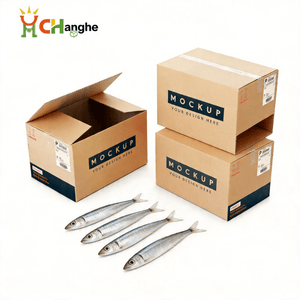 3/5 Layer Custom Corrugated Carton for Seafood Vegetables Food Fruit Packaging Mailing Sealing Shipping