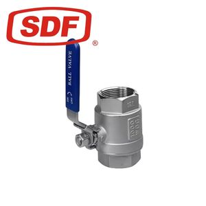 Reliable Stainless Steel 2-Piece Threaded Ball Valve for Industrial Use