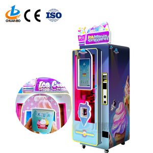 Manufacture Automatic Soft Ice Cream Vending Machine and Soft Ice Cream Vending Machine