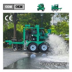Trailer Type Flood Control and Drainage Diesel Engine Self Suction Pump Centrifugal Water Pump