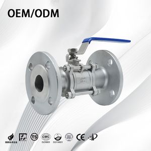 Stainless Steel 1000wog Industrial/High Temperature Flange Manual 3PC Ball Valve for Liquid