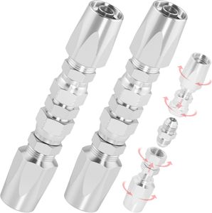 Industrial Reinforced Thickened Metal Hydraulic Hose Fittings, for SAE/DIN/JIS Hydraulic Hose