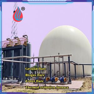 Custom Biogas Utilization System with Anaerobic Tank for Project Use