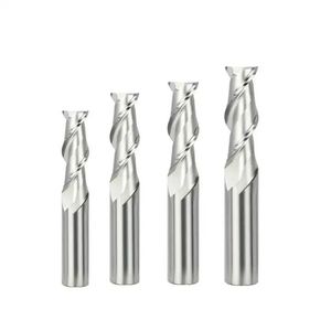 HRC55 2 Flute Milling Cutter Carbide End Mills High Polished CNC Machine Cutting Tool for Aluminum