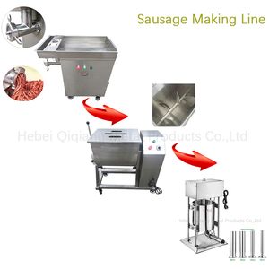 Electric Power Mixer /Meat Blender / Vegetables Mixing Machine Commercial Meat Mincing Machine Sausage Stuffer
