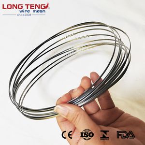 Tent Use Flat Spring Steel Wire / Nylon Hat Fixed Steel Wire / Galvanized Spring Flat Wire