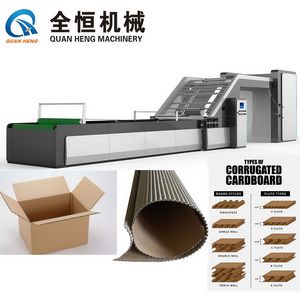 Qh-Pack-Servo Type High Speed Flute Laminating Laminator Machine for Corrugated Carton Cardboards