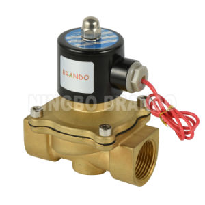 2W250-25 1′′ 2 Way Normally Closed Water Air Oil Gas Brass Solenoid Valve 12V 24V DC 110V 120V 220V 230V AC