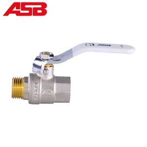 Female and Male Ball Valve (Long Hand) Brass Valves S1/2" FM-S2" FM for Water/Gas