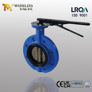 Stainless Steel Big Size Single Flange Butterfly Valves with Rubber Sealing