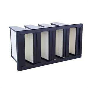 Factory Price High Efficiency HVAC System V-Bank 99.99% HEPA Air Filter
