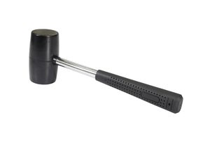 Wood Handle Double-Face Rubber Mallet Hammer with Hard Tips
