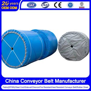 Anti Slip Pattern Surface Bucket Elevator Conveyor Belt Manufacturer for Inclined Vertical Elevator Conveyor Prevent Material Slippage in Quarry