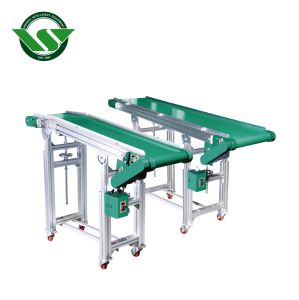 Adjustable Height Flexible Rubber Mobile Belt Conveyor for Sale