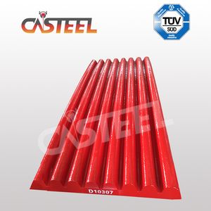 High Manganese Steel Casting Parts Fixed Lippmann Jaw Plate Jaw Die for Jaw Crusher