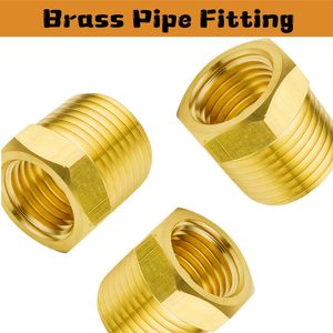Brass Hex Bushing Fitting Kit Hex Bushing 1/4" - 1/8", 3/8" - 1/8", 3/8" - 1/4", 1/2" - 1/4", 1/2" - 3/8", 3/4" - 1/2"