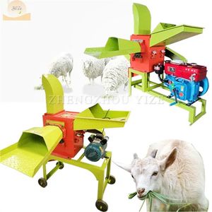 Silage Hay Crusher Chaff Cutter Grass Grinding Chopper Machine for Livestock