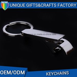 High Quality Customized Metal Letter Keychain with Bottle Opener