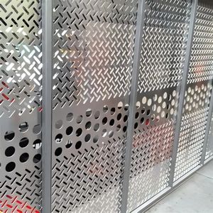 Perforated Metal Fence Mesh for Industrial Protection