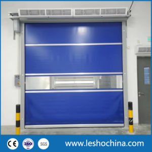 Industrial Automatic PVC Fabric High Speed Performance Fast Acting Rapid Roll Overhead Rolling Quick Roll up or Roller Shutter Door for Warehouse
