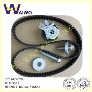 High Quality Timing Belt Kit Pulley Bearing Belt Popular Kit Rubber Belt 7701477028/8200537033 123ru27