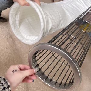 Polyester Needle Felt Fabric Filter Polyester Aramid Polystyrene Filter Dust Bag