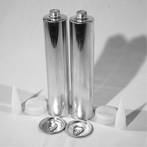 Empty 310ml Aluminium Tube for Polyurethane Adhesive Car Windscreen Automotive Glass Framework PU Sealant Packing Aluminium Bottle