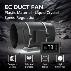 6 Inch 8 Inch Electric Centrifugal Reversible Axial Ventilation Inline Duct Fan