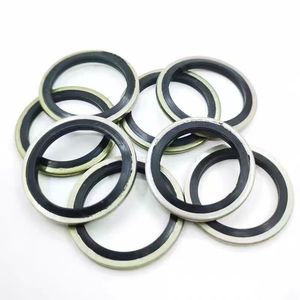 FKM EPDM Silicone Rubber O Ring Oil Seal Gasket Zinc Plated Bonded Seal